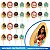 Kit festa Decoração aniversário Moana 39 pçs completo em EVA - Imagem 3