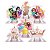 Decoração festa Princesas Disney Display de mesa 6 Unidades - Imagem 3