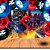 Kit festa Decoração Homem Aranha 25 Balões + Painel 1,40m GG - Imagem 1