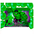 Kit Festa 51 Pçs Decoração Hulk Painel + 50 Bexigas VERDE - Imagem 6