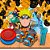 Kit festa COMPLETO Decoração Naruto 111 peças Aniversário - Imagem 2