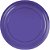 8 Pratos descartáveis 15cm Violeta decoração festa - Imagem 3