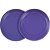 8 Pratos descartáveis 15cm Violeta decoração festa - Imagem 1