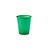 50 Copos descartáveis Verde 200ml decoração para festa - Imagem 1
