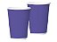 8 COPOS DESCARTÁVEL 180 ml DECORAÇÃO FESTA COLORS VIOLETA - Imagem 1