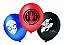 Kit 125uni Balão bexigas N9 Decoração Vingadores Marvel - Imagem 5