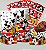 kit festa Decoração Mickey 188 pçs Aniversário Completo - Imagem 1
