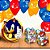 Kit festa Sonic 76 peças Decoração Aniversário completo - Imagem 2
