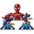 Kit festa completo 57 pçs decoração Homem Aranha aniversário - Imagem 5