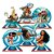 Kit festa Decoração Moana Baby 131 peçs Aniversário completo - Imagem 5