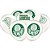 25 Balão bexigas n9" Decoração Festa Palmeiras - Imagem 1