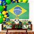 Kit festa Completo 39pçs Decoração Copa Brasil em EVA - Imagem 3