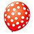 25 Bexigas Balão N9 Decoração Minnie Festa Bolinhas brancas - Imagem 3