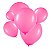 50 BALAO BEXIGAS N5 ROSA REDONDO MAIS BRILHO - Imagem 3