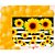 Kit Festa completo 51 pçs Decoração Girassol Painel + Balão - Imagem 2