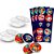 Kit decoração festa Patrulha herois 30 adesivos+ 20 Latinhas - Imagem 2