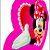 Topper Tegs para doces Decoração Minnie Mouse Disney em EVA - Imagem 4