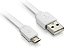 CABO MICRO USB PVC 1M BRANCO VQ-D88 - Imagem 1