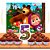Kit festa Masha e o Urso Painel GIGANTE+ Forminhas + Vela N5 - Imagem 1