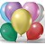 25 bexigas  nº 9 balões Metalizadas decoração festa cor viva - Imagem 8