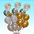 25 bexigas  nº 9 balões Metalizadas decoração festa cor viva - Imagem 4