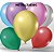 25 bexigas  nº 9 balões Metalizadas decoração festa cor viva - Imagem 6