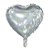 Balao metalizado 45cm coraçao nacarado decoração festa - Imagem 1