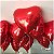 Balao Metalizado 60 Cm Coracao Vermelho Decoração Festa - Imagem 2