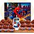Kit Festa Homem Aranha Vela N5 + Painel + 100 Forminhas - Imagem 2