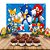 Kit festa completo 107 pçs decoração Sonic Aniversário - Imagem 1