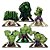 Decoração Display de mesa festa Hulk aniversário 6 Unidades - Imagem 5
