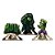 Decoração Display de mesa festa Hulk aniversário 6 Unidades - Imagem 4