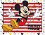 Painel Plastico GIGANTE Decoração festa Mickey Mouse 1m - Imagem 3