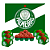 Kit festa completo 141pçs decoração Palmeiras aniversário - Imagem 4