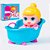 Boneca Babys Collection Com Mini Banheira banho divertido - Imagem 5