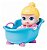 Boneca Babys Collection Com Mini Banheira banho divertido - Imagem 3