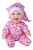 Boneca Bebê Baby Fofura Com Touca cheirinho divertido brinca - Imagem 4