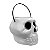 Decoração HALLOWEEN Festa BALDE CRANIO Grande 16x16cm - Imagem 6