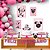 Kit festa Minnie Rosa Decoração Aniversário completa 40pçs - Imagem 1