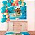 Kit Festa Moana Decoração Painel Gigante + 6 Display de mesa - Imagem 11