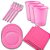 Kit festa Descartáveis Rosa 135itns Decoração Aniversário - Imagem 1
