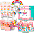 Kit festa Unicornio Decoração Aniversário completa 61 pçs - Imagem 2