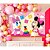 Kit festa Decoração Minnie Rosa 25 Balões +Painel +6 Display - Imagem 8