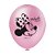 Kit festa Decoração Minnie Rosa 25 Balões + Painel 1,26m GG - Imagem 6