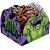 Kit Festa decoração HULK Aniversário 50 forminhas + 8 Copos - Imagem 7