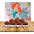 Kit festa Pequena Sereia 101pçs decoração Ariel aniversário - Imagem 1