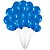 50 Bexigas Balão Azul N5 Decoração Festa Brilho E Cor - Imagem 1