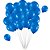 50 Bexigas Balão Azul N5 Decoração Festa Brilho E Cor - Imagem 5