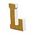 Letras Dourada LOVE Eva Gliter Luxo Fica Em Pé Decoração - Imagem 6