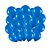 100 Bexigas Balão n9 AZUL Decoração Festa mais brilho - Imagem 3